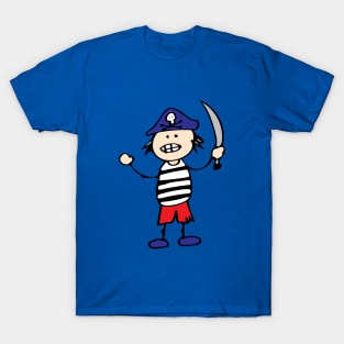 SHIPWRECK'D SARAH THE PIRATE KID (FROM MY BOOK 'HAIRY TALES' BY CLIFFORD JAMES HAYES) T-Shirt